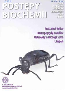 Postępy biochemii, Tom 57, Nr 4