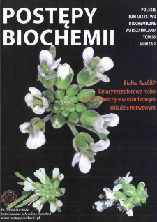 Postępy biochemii, Tom 53, Nr 2
