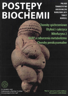 Postępy biochemii, Tom 57, Nr 2