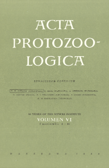 Acta Protozoologica, Vol. 6, Fasc. 1-11