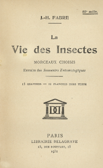 La vie des insectes