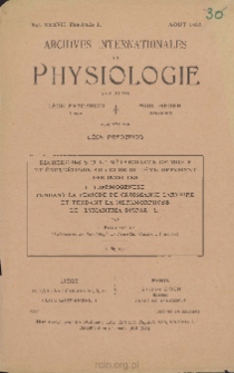 Recherches sur le métabolisme chimique et énergétique au cours du développement des insectes : 1. Thermogen