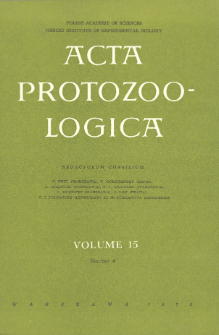 Acta Protozoologica, Vol. 15, Nr 4