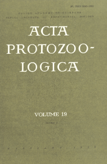 Acta Protozoologica, Vol. 19, Nr 1
