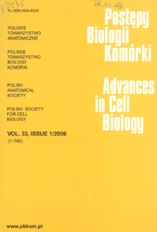 Postępy biologii komórki, Tom 33 nr 1, 2006