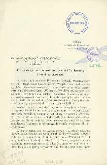 Obserwacje nad wzrostem palczak&oacute;w łososia i troci w stawach