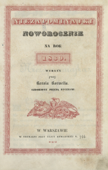 Niezapominajki : noworocznik na rok ...