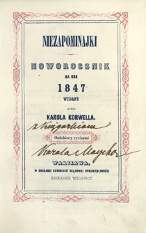 Niezapominajki : noworocznik na rok ...