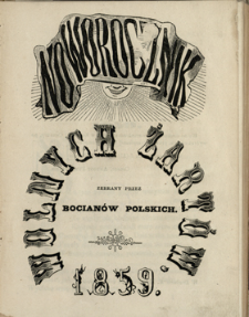 Noworocznik Wolnych Żartów 1859