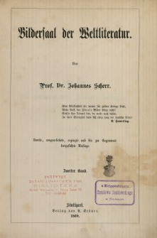 Bildersaal der Weltliteratur. Bd. 2