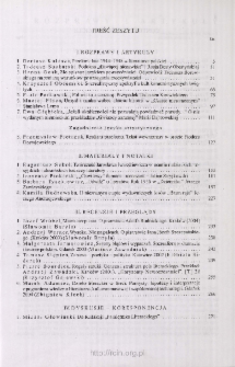 Pamiętnik Literacki, Z. 2 (2006), Treść zeszytu