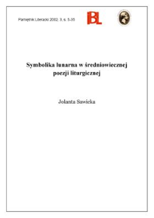 Symbolika lunarna w średniowiecznej poezji liturgicznej
