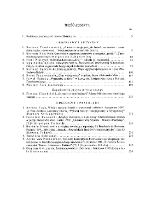 Pamiętnik Literacki, Z. 1 (2001), Treść zeszytu