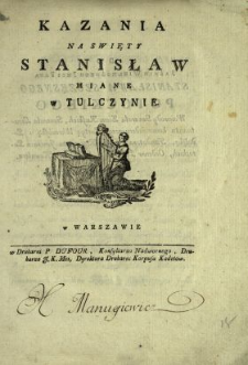 Kazania Na Swięty Stanisław Miane w Tulczynie