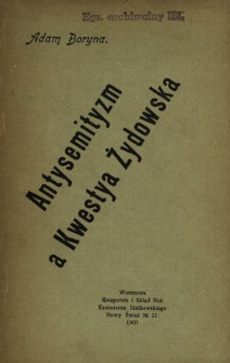 Antysemityzm a kwestya żydowska