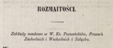 Zakłady naukowe w W.Ks. Poznańskiem, Prusach Zachodnich i Wschodnich i Szlązku