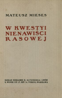 W kwestyi nienawiści rasowej