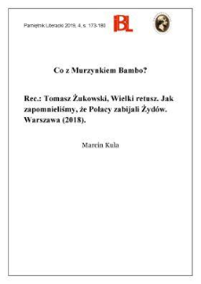 Co z Murzynkiem Bambo?