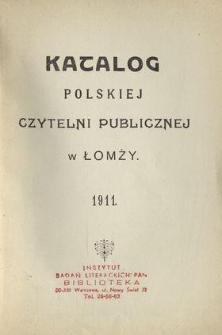 Katalog Polskiej Czytelni Publicznej w Łomży