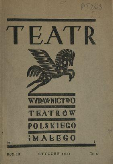 Teatr : wydawnictwo Teatru Polskiego 1930/1931 N.5
