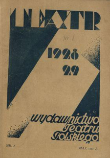 Teatr : wydawnictwo Teatru Polskiego 1928/1929 N.8