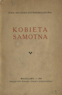Kobieta samotna