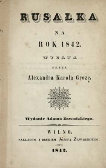 Rusałka na Rok 1842