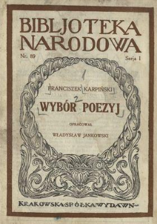 Wyb&oacute;r poezyj