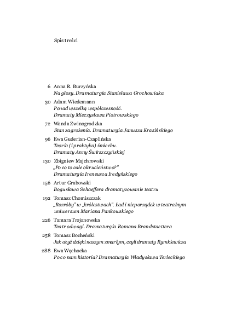 Dramat polski/Reaktywacja. Antologia wstęp&oacute;w historycznoliterackich I - Spis treści