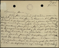 Listy do Józefa Jerzego Boguskiego z lat 1900-1907
