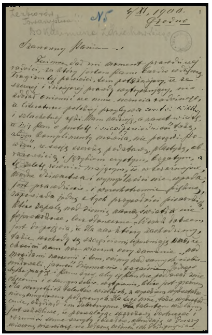 Listy do Kazimierza Zdziechowskiego z lat 1900-1908
