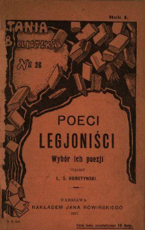 Poeci-legjoniści : wyb&oacute;r ich poezji