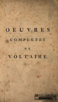 Oeuvres Completes De Voltaire. T. 5, Theatre