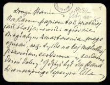 Listy do Tadeusza Bochwica z lat 1908-1910