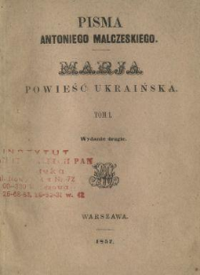 Marja : powieść ukraińska