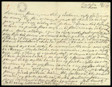 Listy do Tadeusza Garbowskiego z lat 1899-1910