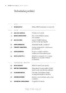 Teksty Drugie Nr 5 (2019), Spis treści