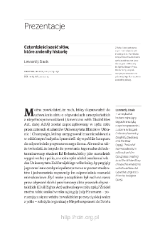 Czterdzieści sześć słów, które zmieniły historię