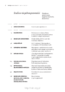 Teksty Drugie Nr 2 (2020), Spis treści