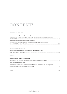 Nr 2 (13) (2020) | Rocznik VII, Contents