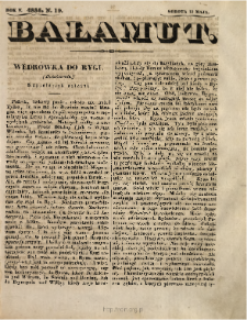 Bałamut Petersburski : pismo czasowe 1834 N.19