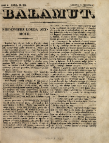 Bałamut Petersburski : pismo czasowe 1834 N.25