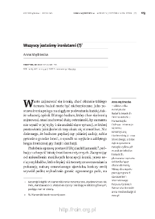 Wszyscy jesteśmy ironistami (?)