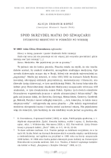 Spod skrzydeł matki do Szwajcarii. Studentki medycyny w podróży po wiedzę