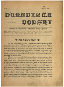 Humanista Polski 1913 N.1
