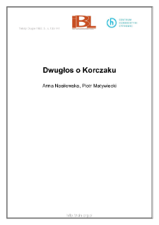 Dwugłos o Korczaku