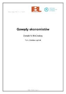 Gawędy ekonomistów