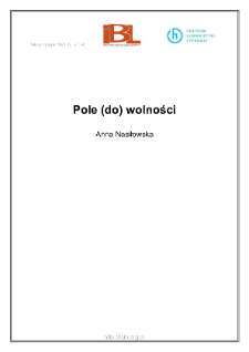 Pole (do) wolności