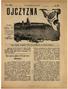 Ojczyzna : pismo tygodniowe z obrazkami dla wszystkich 1906 N.36