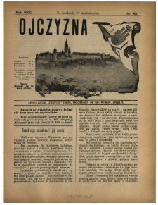 Ojczyzna : pismo tygodniowe z obrazkami dla wszystkich 1906 N.43
